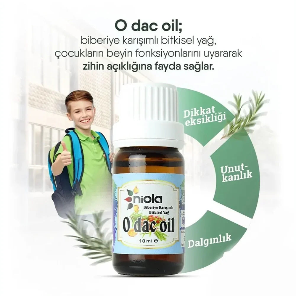 O DAC Oil: Çocuklar İçin Doğal Zihin Açıklığı ve Odaklanma Desteği